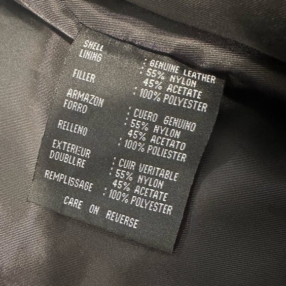 Colebrook Women's XL Black Leather Classic Mid Length Lined Coat Jacket. - Picture 6 of 14